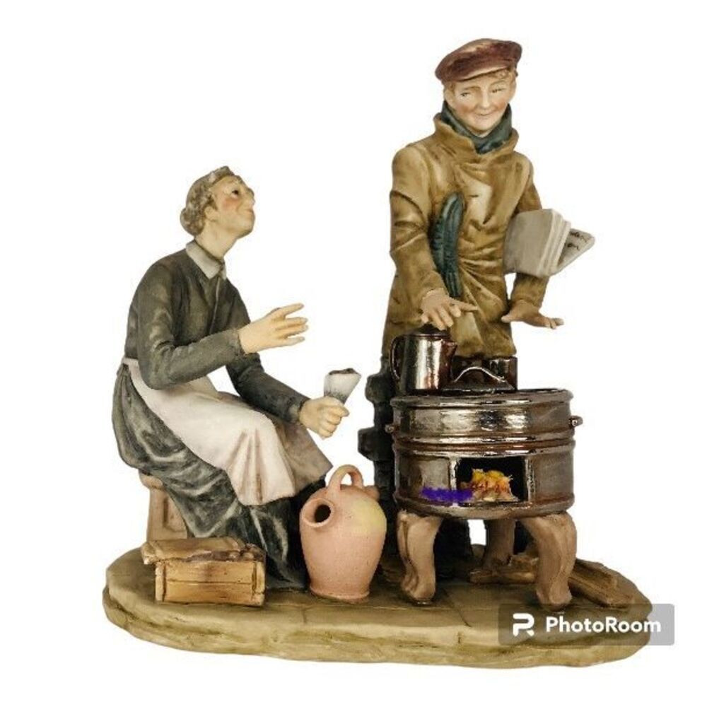 Capodimonte Pucci #8508 Mother & Son Figurine #44/59 Hand Painted Italy